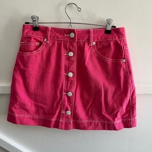 Pink mini skirt forever 21